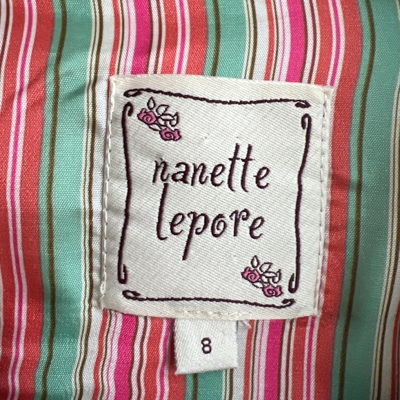 Nanette Lepore Vintage belted jacket -Size 8 - Picture 3 of 12